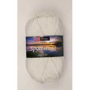 Wikingergarn Sportlappen 50g - Naturweiß (502) SR Wikingergarn Sportlappen 50g - Naturweiß (502) SR
