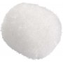 Pompons - wei - 200 Stk