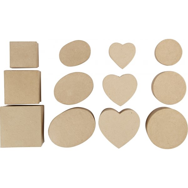 Asche - Pappmach - 72 Stk