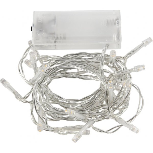 LED-Lichterkette - transparent - 3,15 m