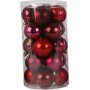 Christbaumkugeln - rote Harmonie - 6 cm - 20 Stk