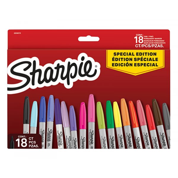 Sharpie Big Pack - Hanging Tuck 6 - 18er-Pack unsortierte Farben