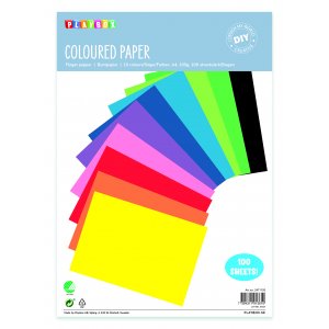 Farbiges Papier A4, 80 g, 100 Blatt Farbiges Papier A4, 80 g, 100 Blatt