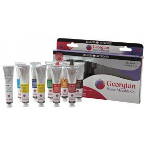 Einführungsset für Ölfarbe auf Wasserbasis 20 ml - 10 Farben Einführungsset für Ölfarbe auf Wasserbasis 20 ml - 10 Farben
