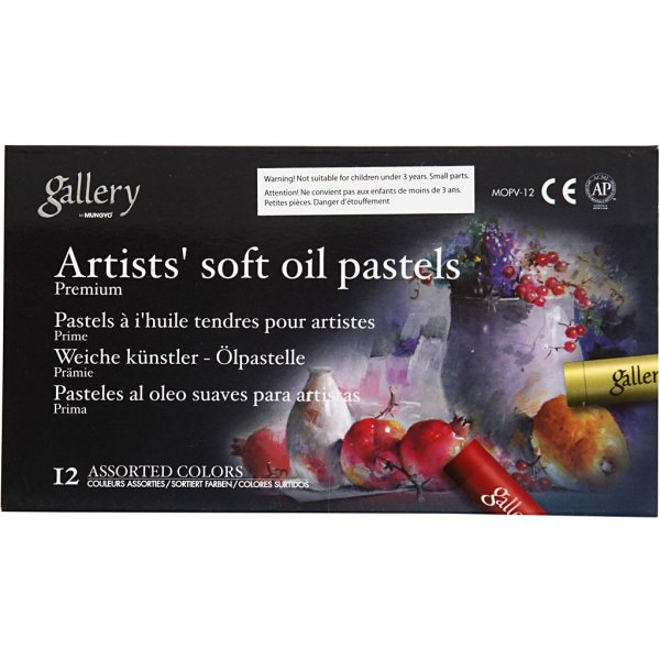 Gallery Ölpastellstifte Premium - gemischte Farben - 12 Stk Gallery Ölpastellstifte Premium - gemischte Farben - 12 Stk