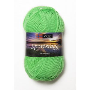 Wikingergarn Sportlappen 50g - Neongrün (535) SR Wikingergarn Sportlappen 50g - Neongrün (535) SR