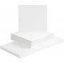 Karten und Umschlge - wei 16 x 16 cm - 50 Sets