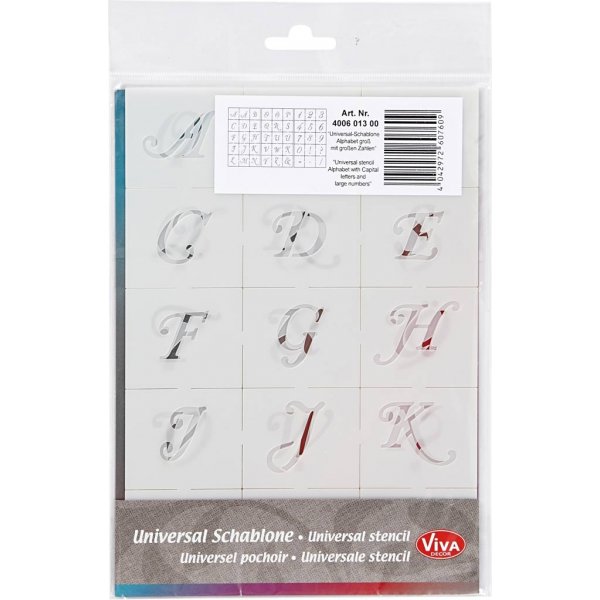 Vorlagen - Buchstaben und Zahlen - A5 - 3 Blatt