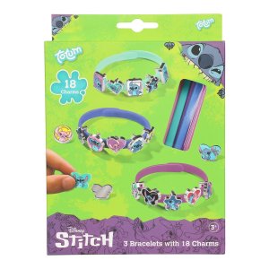 Armbandset Stitch Disney - 3 Armbänder mit 18 Anhängern Armbandset Stitch Disney - 3 Armbänder mit 18 Anhängern