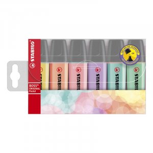 Textmarker Boss 6er-Pack - Pastell Textmarker Boss 6er-Pack - Pastell