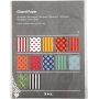Glanzpapier - gemischte Farben - gemustert - 50 Blatt