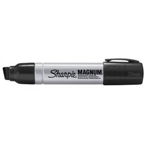 Markierungsstift Sharpie Magnum Large Chisel - Schwarz Markierungsstift Sharpie Magnum Large Chisel - Schwarz