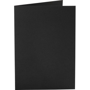 Karte - schwarz - 10,5 x 15 cm - 10 Stk Karte - schwarz - 10,5 x 15 cm - 10 Stk