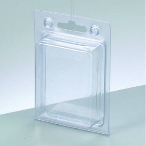 Verpackungsbox Kunststoff 8,5x12x2 cm / i - transparent Verpackungsbox Kunststoff 8,5x12x2 cm / i - transparent