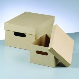 Stapelbare Boxen 35x25x17,5 / 26x18,5x13 - 2 Teile Rechteckig Stapelbare Boxen 35x25x17,5 / 26x18,5x13 - 2 Teile Rechteckig
