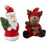 Minifiguren - Weihnachtsmann - Rentier und Schneemann