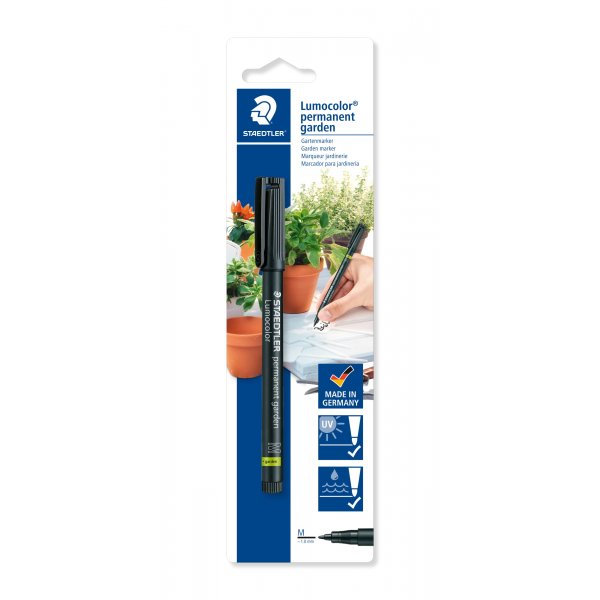 Gartenspne 1 mm - Schwarz