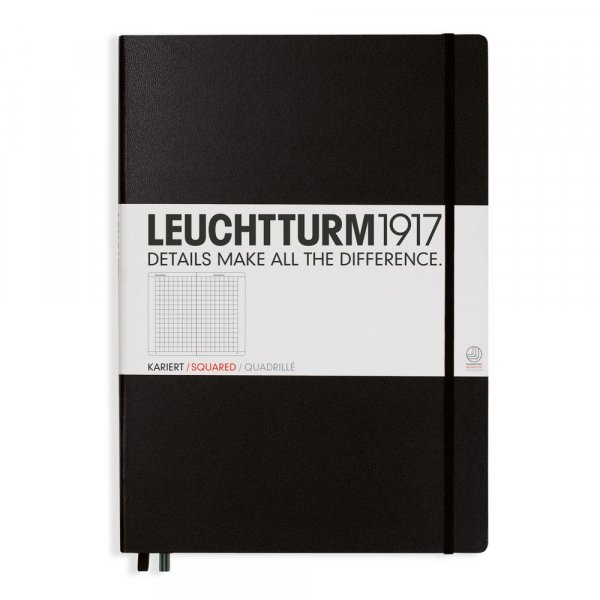 Notizbuch A4+ Hard - Kariert