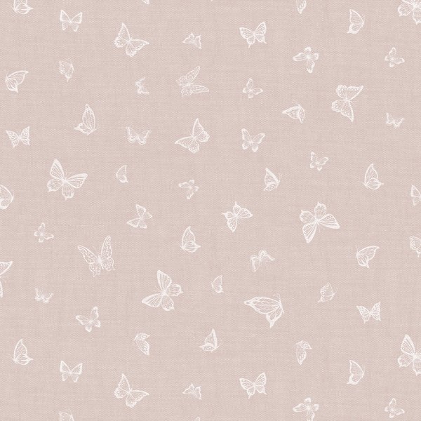Wachstuch PVC Schmetterling - Rosa
