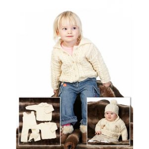 Strickanleitung - Geflochtenes Babyset Strickanleitung - Geflochtenes Babyset