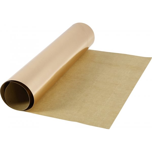 Lederpapier - Rosgold - glatt, Folie - 1 m