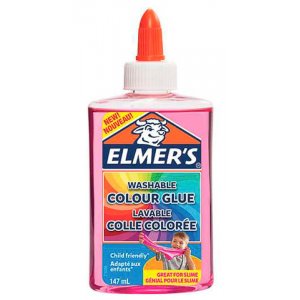 Kleber Elmers - Farbkleber - 147 ml - Rosa Kleber Elmers - Farbkleber - 147 ml - Rosa