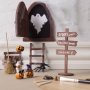 Weihnachtsmann-Accessoires - Schild zu Fu
