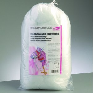 Flauschige Polsterung aus Polyester - weiß Flauschige Polsterung aus Polyester - weiß