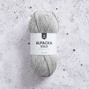 Alpaka Solo 50g - Silbergrau Alpaka Solo 50g - Silbergrau