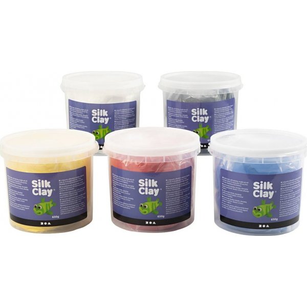 Silk Clay - Primrfarben - 6 x 650 g