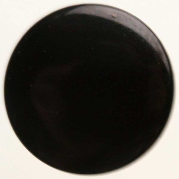 Knopf Rund 1-Loch 11 mm 8 Stck - Schwarz