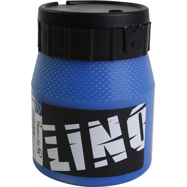 Linoleumfarbe - Blau - 250 ml