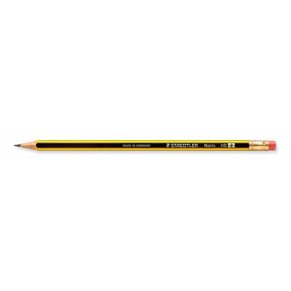 Noris Bleistift mit Radierspitze - HB