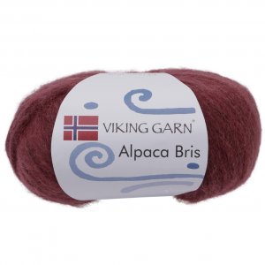Wikingergarn Alpaka Bris 50g - Dunkelrot (354) Wikingergarn Alpaka Bris 50g - Dunkelrot (354)
