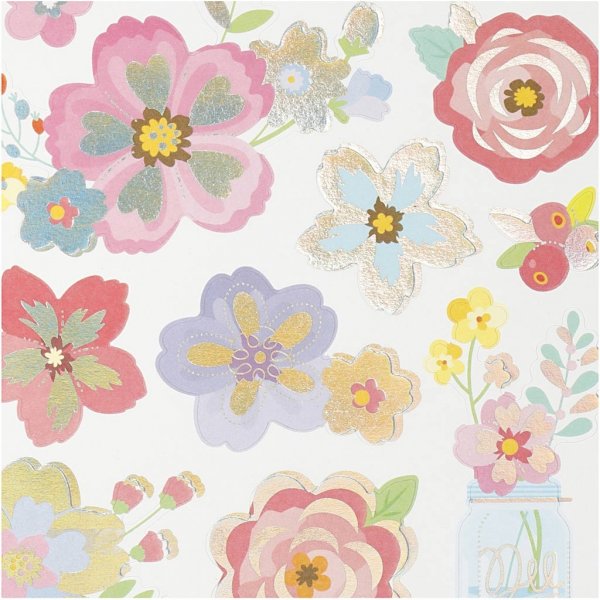 Aufkleber - Frhlingsblumen