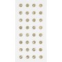 Strasssteine - Gold - 8 mm - 32 Stk