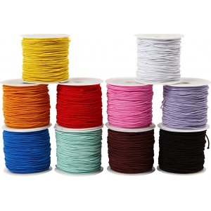 Elastische Kordel - Ø1 mm - verschiedene Farben - 10 x 25 m Elastische Kordel - Ø1 mm - verschiedene Farben - 10 x 25 m
