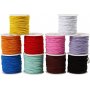 Elastische Kordel - 1 mm - verschiedene Farben - 10 x 25 m