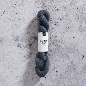 Lamaseide 50g - Stahlgrau Lamaseide 50g - Stahlgrau