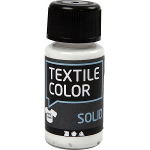 Textil Feste Textilfarbe - weiß - deckend - 50 ml Textil Feste Textilfarbe - weiß - deckend - 50 ml