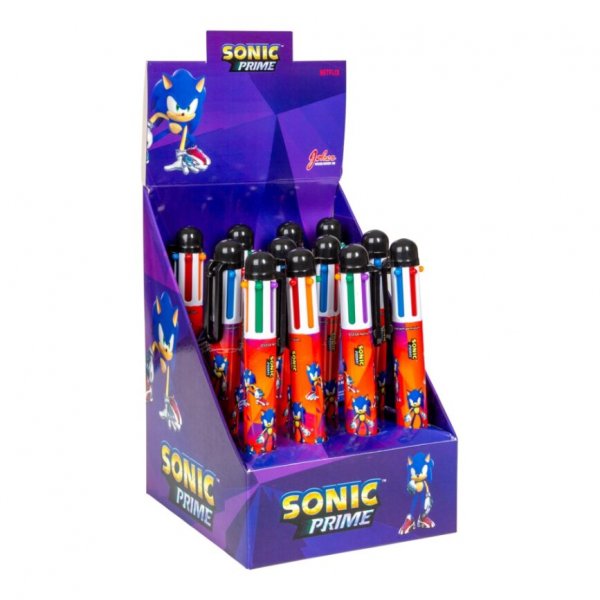 Sonic - Mehrfarbige Bleistifte im 12er-Pack
