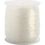 Elastischer Schmuckfaden - 0,8 mm - rund - 100 m