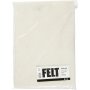 Hobbyfilz - gebrochenes Wei - A4 - 10 Blatt