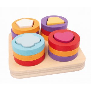 Holzformen-Matching-Spiel Holzformen-Matching-Spiel