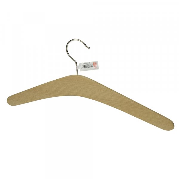 Kleiderbgel 42 cm - unbehandelt uni, inkl. Haken