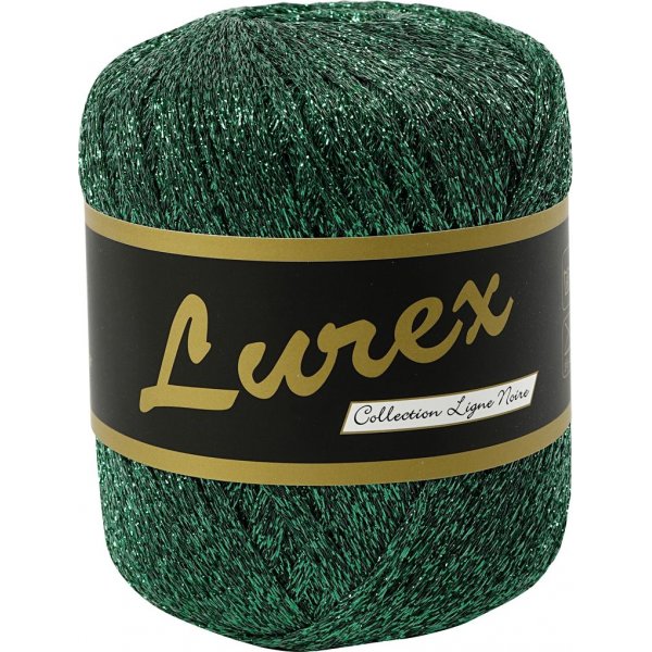 Lurexgarn - grn - 25 g