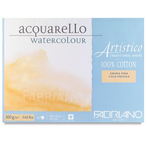 Fabriano Aquarellblock 300 g feine Gräng Fabriano Aquarellblock 300 g feine Gräng