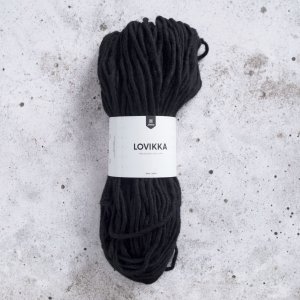 Lovikka-Garn 100g - Schwarz Lovikka-Garn 100g - Schwarz