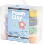 Foam Clay Groe gemischte Farben - 8 x 20 g
