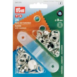 Ösen Messing - silberfarben 4-14mm (weitere Produktauswahl) Ösen Messing - silberfarben 4-14mm (weitere Produktauswahl)